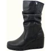 Bottes Imac Femme Botte, Zip, Cuir douce, Talon Compensé-458520