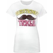 T-shirt Goodie Two Sleeves Moustaches Tickle