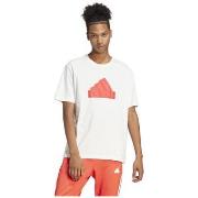 T-shirt adidas TEE SHIRT BADGE OF SPORT BLANC - OWHITE - XL