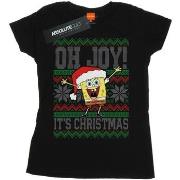 T-shirt Spongebob Squarepants Oh Joy! Christmas Fair Isle