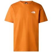 T-shirt The North Face TEE SHIRT REDBOX ORANGE - DESERT RUST - M