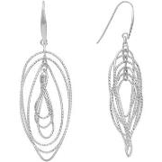 Boucles oreilles Orusbijoux Boucles D'oreilles Argent Diamanté Torsadé...