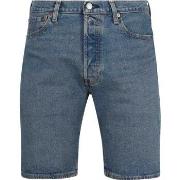 Jeans Levis Pantalon 501 Denim Short Mid Bleu