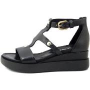 Sandales Mjus Femme Chaussures, Sandales, Cuir douce, Talon Compensé -...