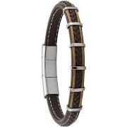 Bracelets Jourdan Bracelet homme Kessel marron