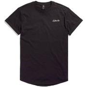 T-shirt G-Star Raw T-shirt noir avec cils arrire Gr