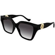 Lunettes de soleil Gucci GG1023S Lunettes de soleil, Noir/Gris, 54 mm