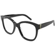 Lunettes de soleil Saint Laurent SL M97 Cadres Optiques, Noir/Transpar...