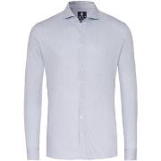 Chemise Desoto Essential Chemise Hai Piqué Bleu Rayé