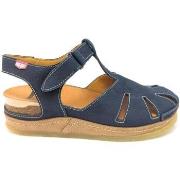 Sandales On Foot SANDALE CYNARA 241 CUIR BLEU