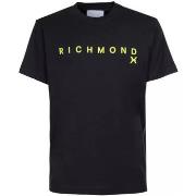 T-shirt John Richmond T-shirt à logo jaune