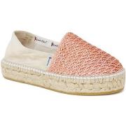 Baskets basses Espadrilles DOMMY RAFIA ROSA 11559091