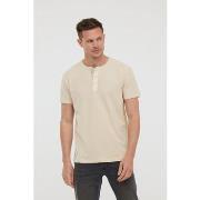 T-shirt Lee Cooper T-shirt AZZO MC Cream