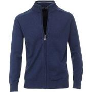 Sweat-shirt Casa Moda Cardigan Zippé Bleu