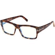 Lunettes de soleil Tom Ford FT5941-B Cadres Optiques, Havana, 55 mm