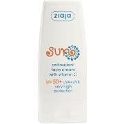 Protections solaires Ziaja Sun Crème Visage Antioxydante Spf50+ À La V...