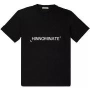 T-shirt Hinnominate T-shirt t-shirt noir logo grand