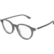 Lunettes de soleil Montblanc MB0340O Cadres Optiques, Gris/Transparent...