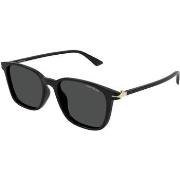 Lunettes de soleil Montblanc MB0338S Lunettes de soleil, Noir/Fumée, 5...