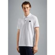 T-shirt Paul &amp; Shark Polo blanc en coton bio