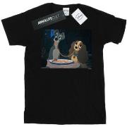 T-shirt enfant Disney Lady And The Tramp Spaghetti Slurp