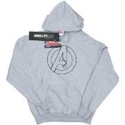 Sweat-shirt enfant Marvel Avenegers Assemble A Logo Outline