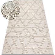 Tapis Rugsx Tapis JERSEY 19241 beige - Losangos, géométrique 160x220 c...