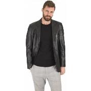 Veste La Canadienne Blazer agneau noir-024228