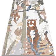 Tapis Rugsx Tapis BONO 8426 Jungle, animaux sauvages crème 140x190 cm