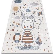 Tapis Rugsx Tapis BONO 8441 Lapin marin crème / 140x190 cm