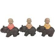 Statuettes et figurines Signes Grimalt Moine Sur Elephant 3U