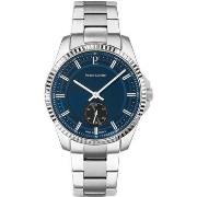 Montre Pierre Lannier METROPOLITAIN Cadran Bleu Bracelet Acier ArgentÃ...