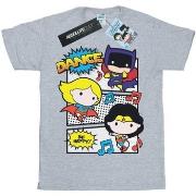 T-shirt enfant Dc Comics Chibi Super Friends Dance