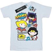 T-shirt enfant Dc Comics Chibi Super Friends Dance