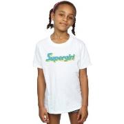 T-shirt enfant Dc Comics Supergirl Crackle Logo