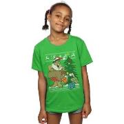 T-shirt enfant The Flintstones Christmas Fair Isle