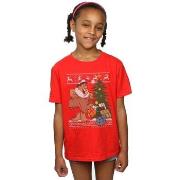 T-shirt enfant The Flintstones Christmas Fair Isle