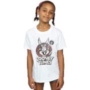 T-shirt enfant Dessins Animés Bugs Bunny Circle Logo