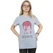 T-shirt David Bowie Aladdin Sane Distressed