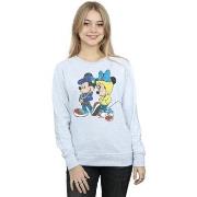 Sweat-shirt Disney Mickey And Minnie Mouse Pose
