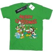 T-shirt enfant Disney Mickey And Friends Winter Wishes