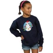 Sweat-shirt enfant Disney The Last Jedi Porg Christmas Lights