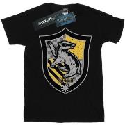 T-shirt Harry Potter Hufflepuff Crest Flat