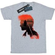 T-shirt enfant Harry Potter Battle Silhouette