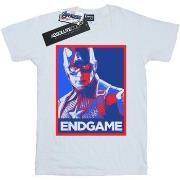 T-shirt enfant Marvel Avengers Endgame Captain America Poster