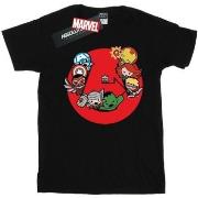 T-shirt enfant Marvel Kawaii Avengers Ready Steady War