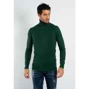 Pull Hollyghost Pull fin col roulé YY02 - Vert