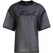 T-shirt Karl Lagerfeld t-shirt orgue noir