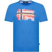 T-shirt Geographical Norway SY1366HGN-Blue