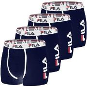 Boxers Fila Lot de 4 Boxers Homme 5040 coton couleur Navy